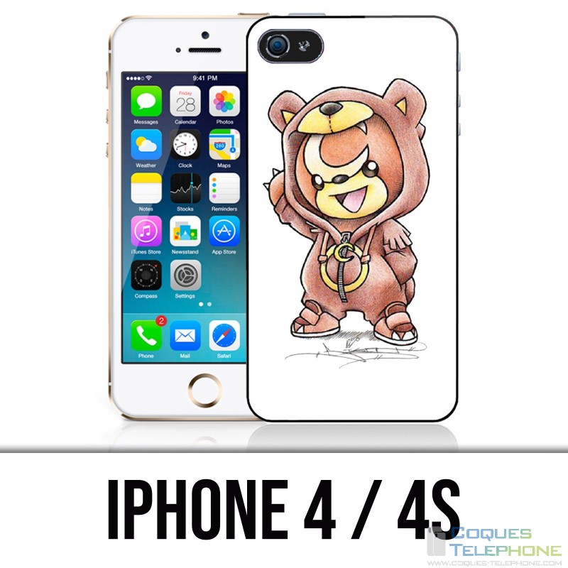Funda iPhone 4 / 4S - Pokémon Bebé Teddiursa
