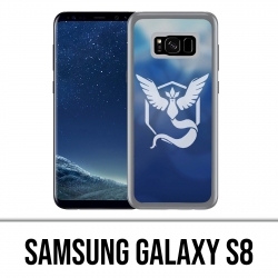 Samsung Galaxy S8 Hülle - Pokemon Go Team Blue Grunge