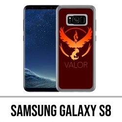 Samsung Galaxy S8 Case - Pokemon Go Team Red Grunge