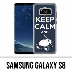Carcasa Samsung Galaxy S8 - Pokemon Ronflex Keep Calm