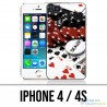 Coque iPhone 4 / 4S - Poker Dealer