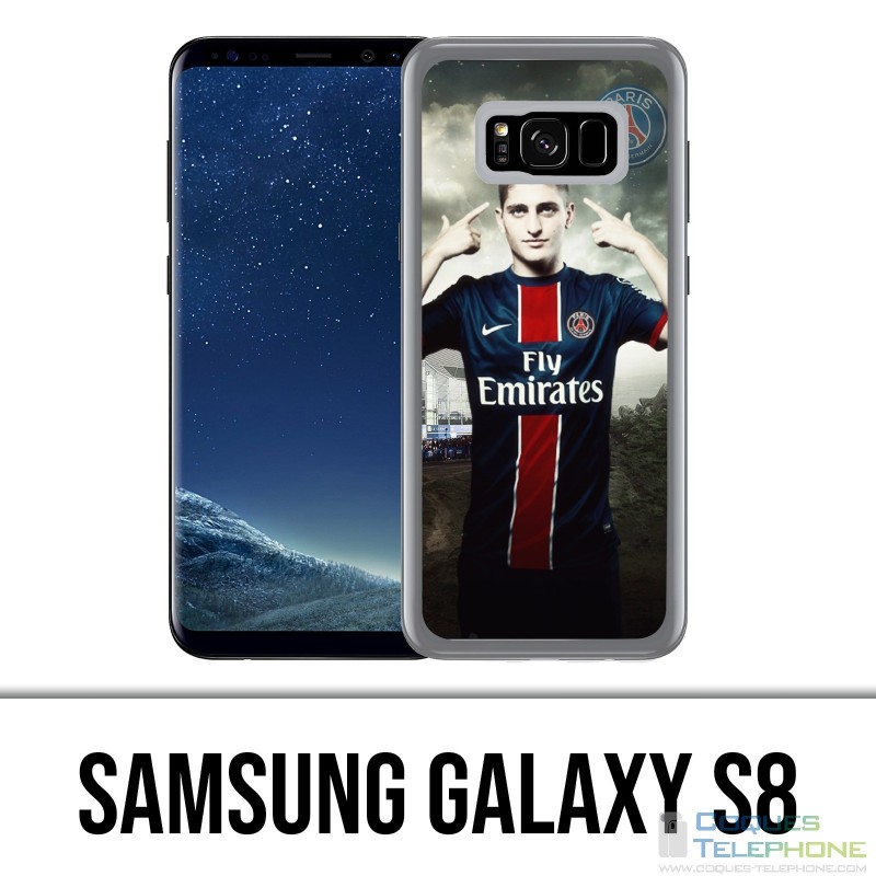 Coque Samsung Galaxy S8 - PSG Marco Veratti
