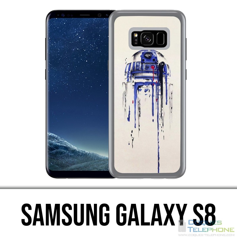 Samsung Galaxy S8 Hülle - R2D2 Paint