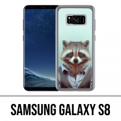 Funda Samsung Galaxy S8 - Disfraz de mapache