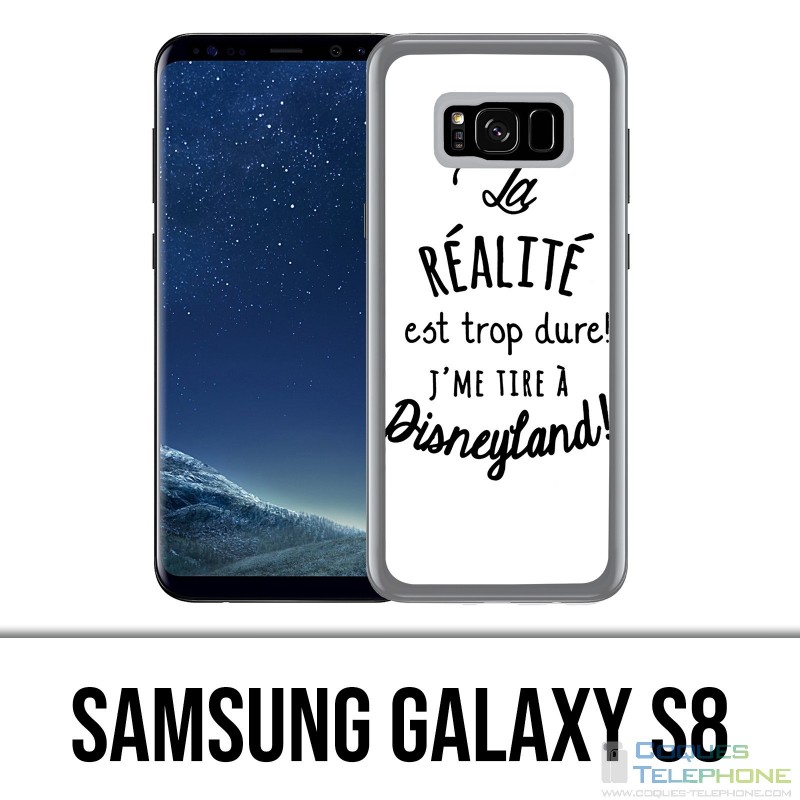 Carcasa Samsung Galaxy S8 - La realidad es demasiado dura Disparo en Disneyland