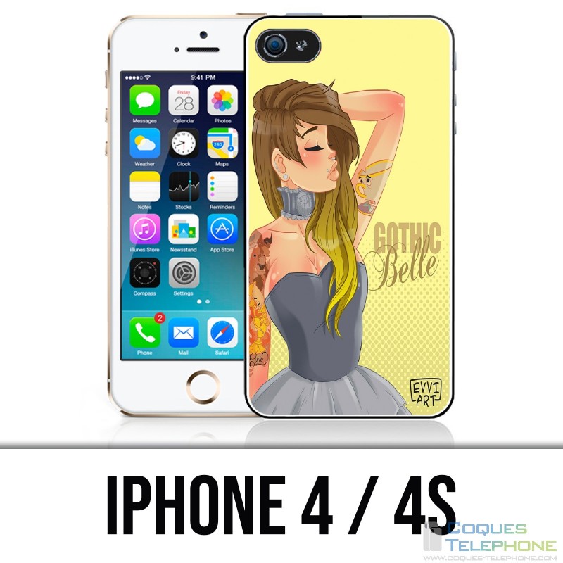 Coque iPhone 4 / 4S - Princesse Belle Gothique