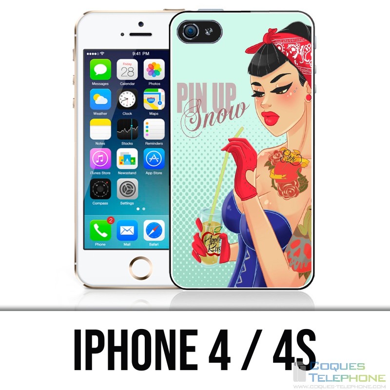 Coque iPhone 4 / 4S - Princesse Disney Blanche Neige Pinup