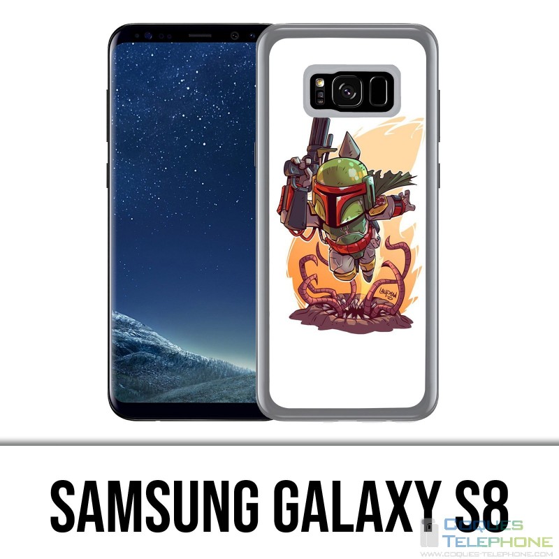 Samsung Galaxy S8 Case - Star Wars Boba Fett Cartoon