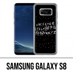 Coque Samsung Galaxy S8 - Stranger Things Alphabet