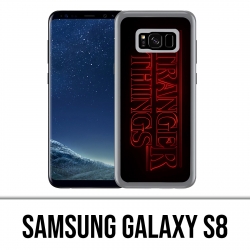Carcasa Samsung Galaxy S8 - Logotipo de Stranger Things