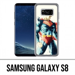 Samsung Galaxy S8 Hülle - Superman Paintart