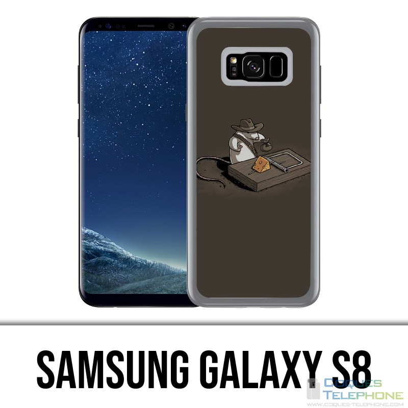 Coque Samsung Galaxy S8 - Tapette Souris Indiana Jones