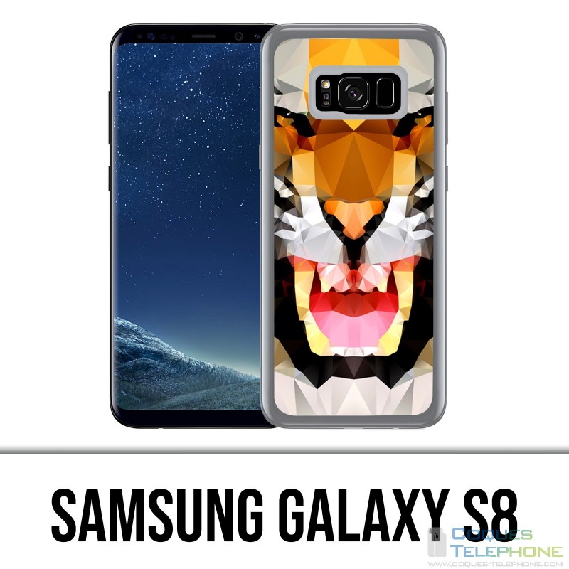 Coque Samsung Galaxy S8 - Tigre Geometrique