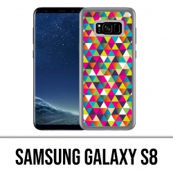 Coque Samsung Galaxy S8 - Triangle Multicolore