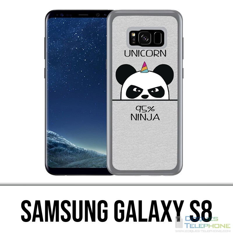 Coque Samsung Galaxy S8 - Unicorn Ninja Panda Licorne