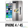 Coque iPhone 4 / 4S - Real Madrid Bandes