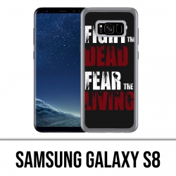 Samsung Galaxy S8 Case - Walking Dead Fight The Dead Fear The Living