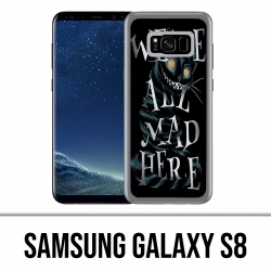Carcasa Samsung Galaxy S8: estábamos locos aquí Alicia en el país de las maravillas