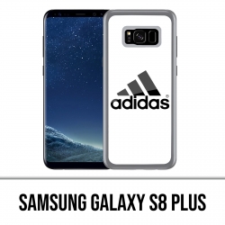 Custodia Samsung Galaxy S8 Plus - Logo Adidas bianco