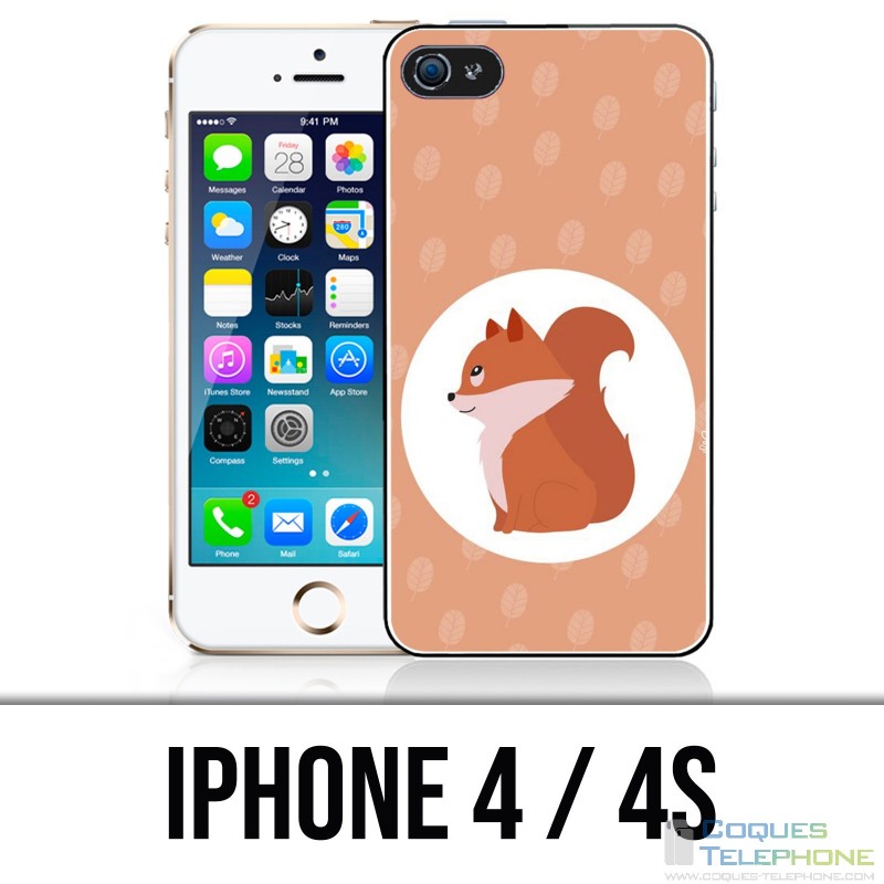 Funda iPhone 4 / 4S - Renard Roux