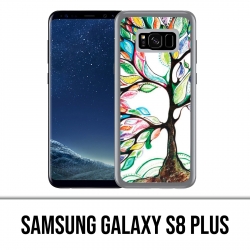 Samsung Galaxy S8 Plus Hülle - Mehrfarbiger Baum