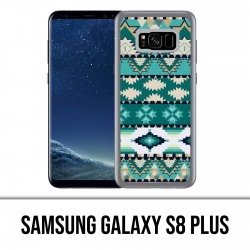 Samsung Galaxy S8 Plus Hülle - Green Azteque