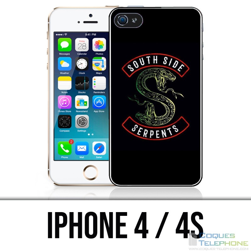 Custodia per iPhone 4 / 4S - Logo Riderdale South Side Snake
