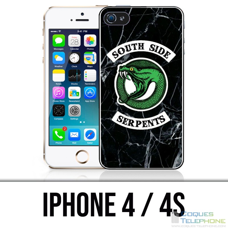 Coque iPhone 4 / 4S - Riverdale South Side Serpent Marbre