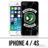 Custodia per iPhone 4 / 4S - marmo serpente lato fiume Riverdale