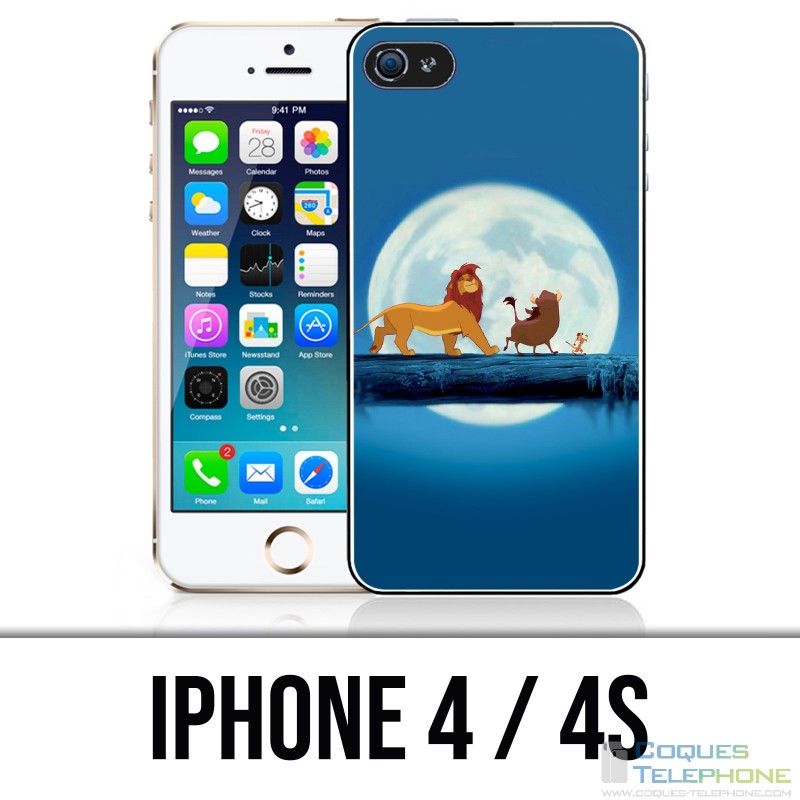 Custodia per iPhone 4 / 4S - Lion King Moon