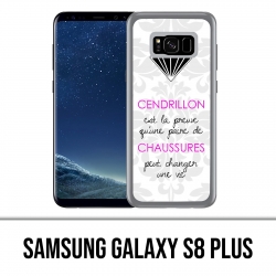 Custodia Samsung Galaxy S8 Plus - Cinderella Quote