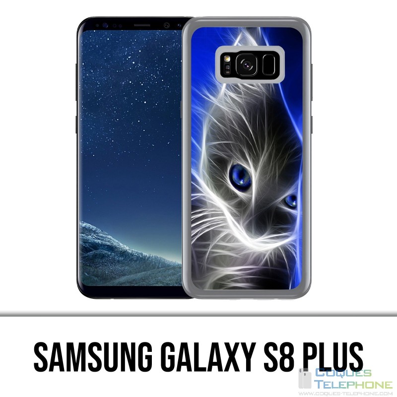 Carcasa Samsung Galaxy S8 Plus - Ojos azules de gato