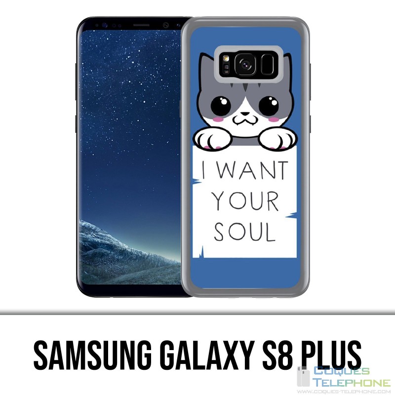 Coque Samsung Galaxy S8 PLUS - Chat I Want Your Soul