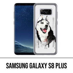 Samsung Galaxy S8 Plus Hülle - Husky Splash Dog