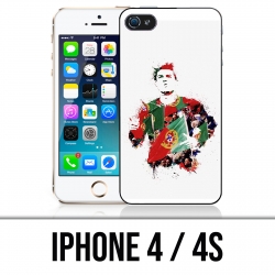 IPhone 4 / 4S Tasche - Ronaldo Lowpoly