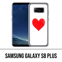 Custodia Samsung Galaxy S8 Plus - Cuore rosso