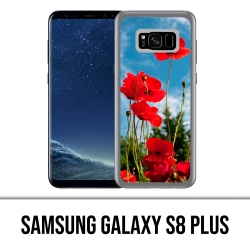 Samsung Galaxy S8 Plus Hülle - Mohn 1