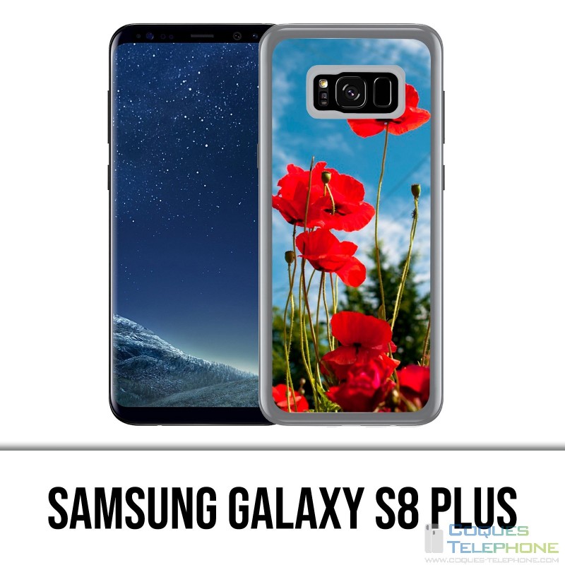 Carcasa Samsung Galaxy S8 Plus - Amapolas 1