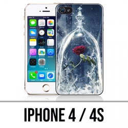 Coque iPhone 4 / 4S - Rose Belle Et La Bete