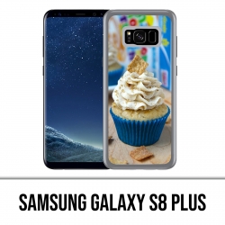 Samsung Galaxy S8 Plus Hülle - Blauer Cupcake