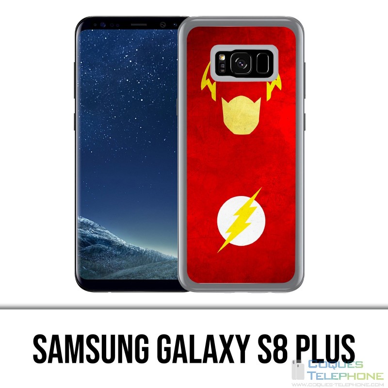 Coque Samsung Galaxy S8 PLUS - Dc Comics Flash Art Design