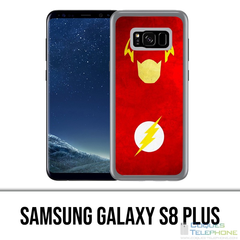 Custodia Samsung Galaxy S8 Plus - Dc Comics Flash Art Design