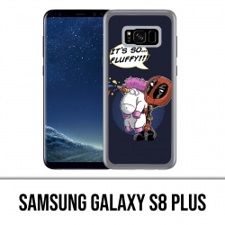 Samsung Galaxy S8 Plus Hülle - Deadpool Flauschiges Einhorn