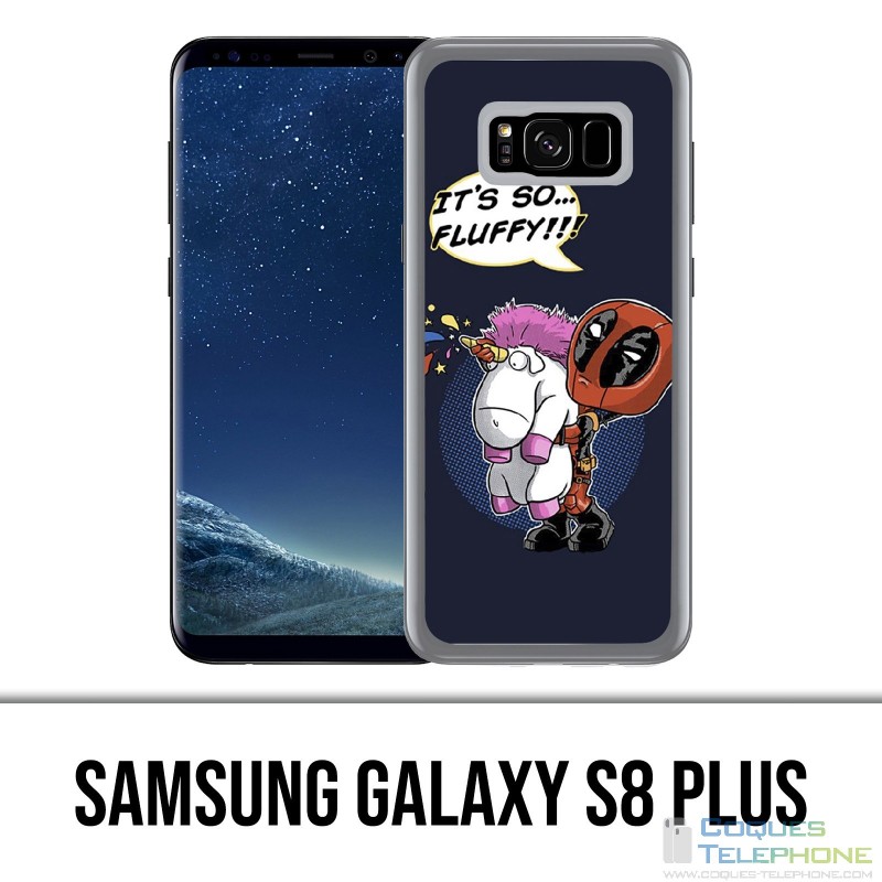 Custodia Samsung Galaxy S8 Plus - Deadpool Fluffy Unicorn