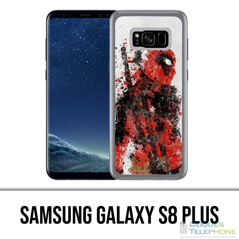 Samsung Galaxy S8 Plus Hülle - Deadpool Paintart