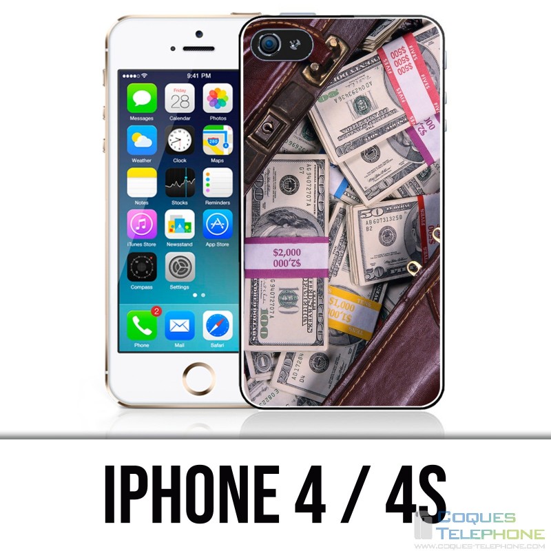 Coque iPhone 4 / 4S - Sac Dollars