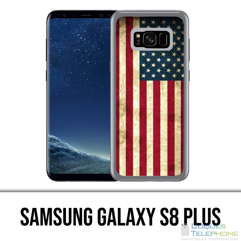 Samsung Galaxy S8 Plus Hülle - USA Flagge