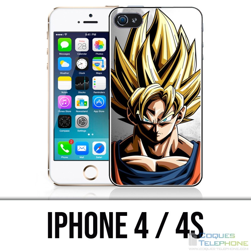 Coque iPhone 4 / 4S - Sangoku Mur Dragon Ball Super