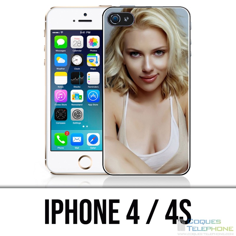 Coque iPhone 4 / 4S - Scarlett Johansson Sexy