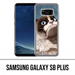 Samsung Galaxy S8 Plus Hülle - Mürrische Katze